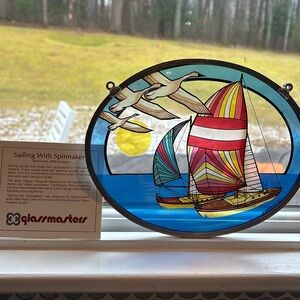 GLASSMASTRRS ART GLASS HANGING